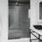 Elan E-Class 44-48" W x 76" H Sliding Frameless Shower Door with 3/8" Clear Glass-50553387