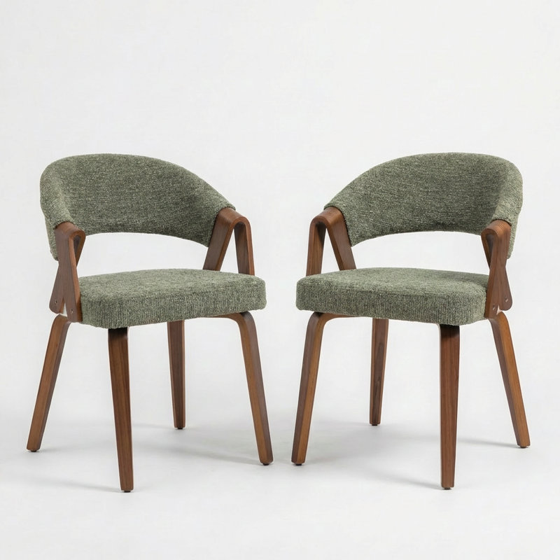 Providence Upholstered Dining Chair, Green