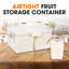 Contenants hermétiques pour aliments avec 4 passoires amovibles
