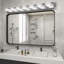 Luminaire pour meuble-lavabo mural 45 po à 7 lumières à DEL 45 po en chrome moderne-127317451-127317452