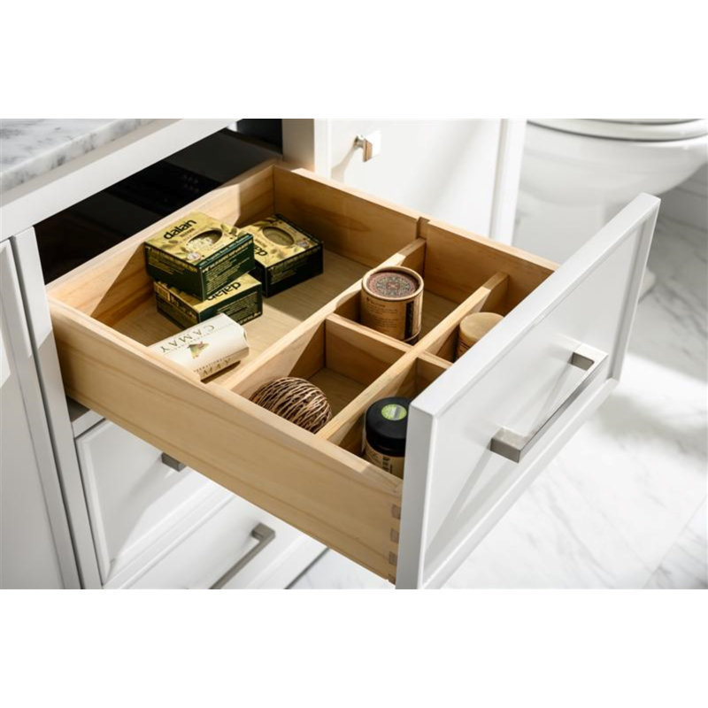 Ensemble de meuble-lavabo double 54 po Talanna, Blanc
