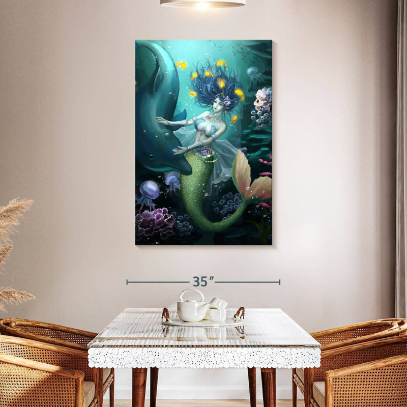 Kelan Mermaid Classic, 48" H x 32" W