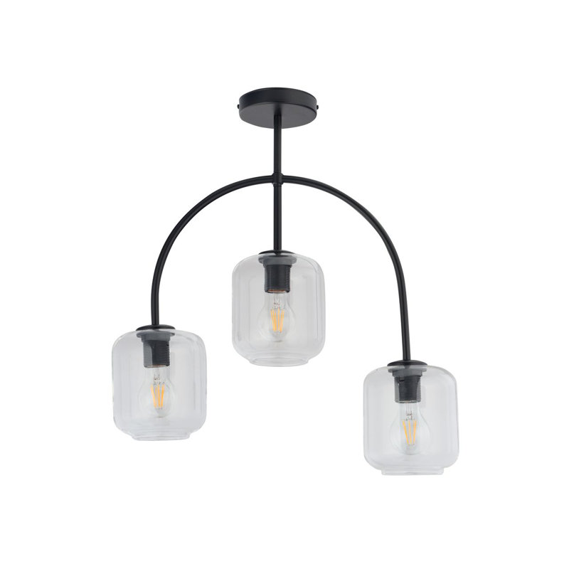 Airell Glass Semi Flush Mount