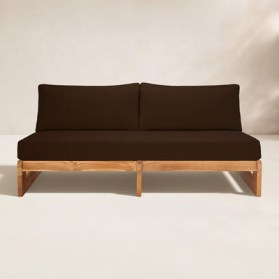 Despina 70" Teak Patio Loveseat