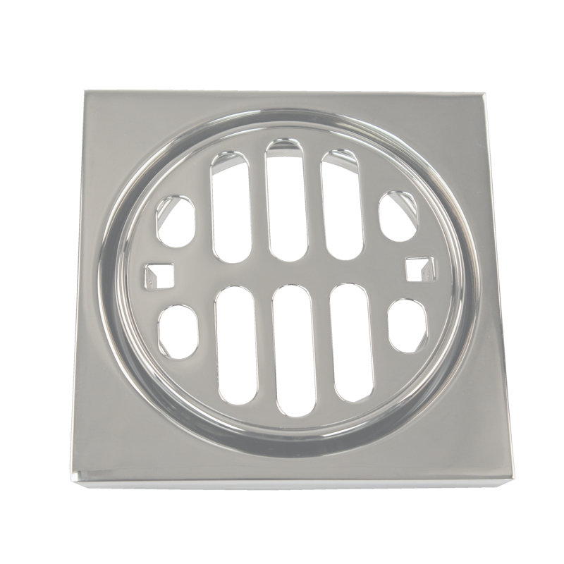 Carré de carreau de douche 4-1 / 4 "Snap-In, Blanc thermolaqué