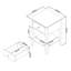 Broadridge 43.2cm W Solid Wood Bedside Table-29135747