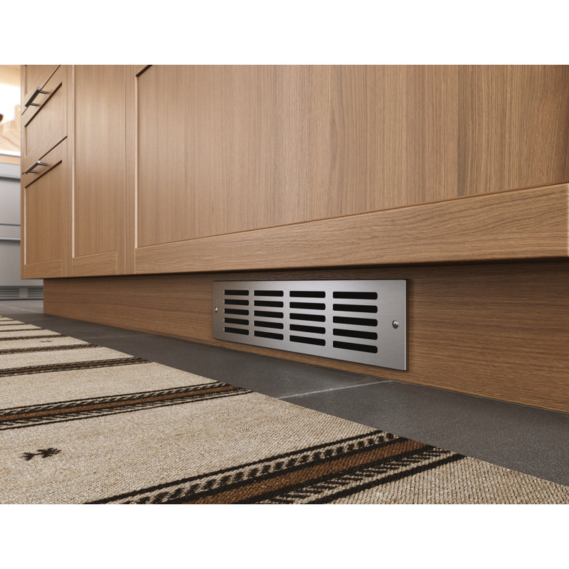 Noyau 36 po. Core Zephyr Treviso Système de couloir télescopique 600 CFM avec souffleur simple en acier inoxydable