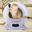 Self-Cleaning Cat Litter Box, Automatic Scooping And Odour Removal, App Control Support 2.4G Wifi (Keyed Model)