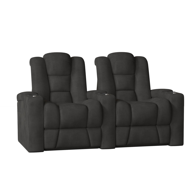Sièges de rangée de cinéma (rangée de 2), Anthracite Smartsuede