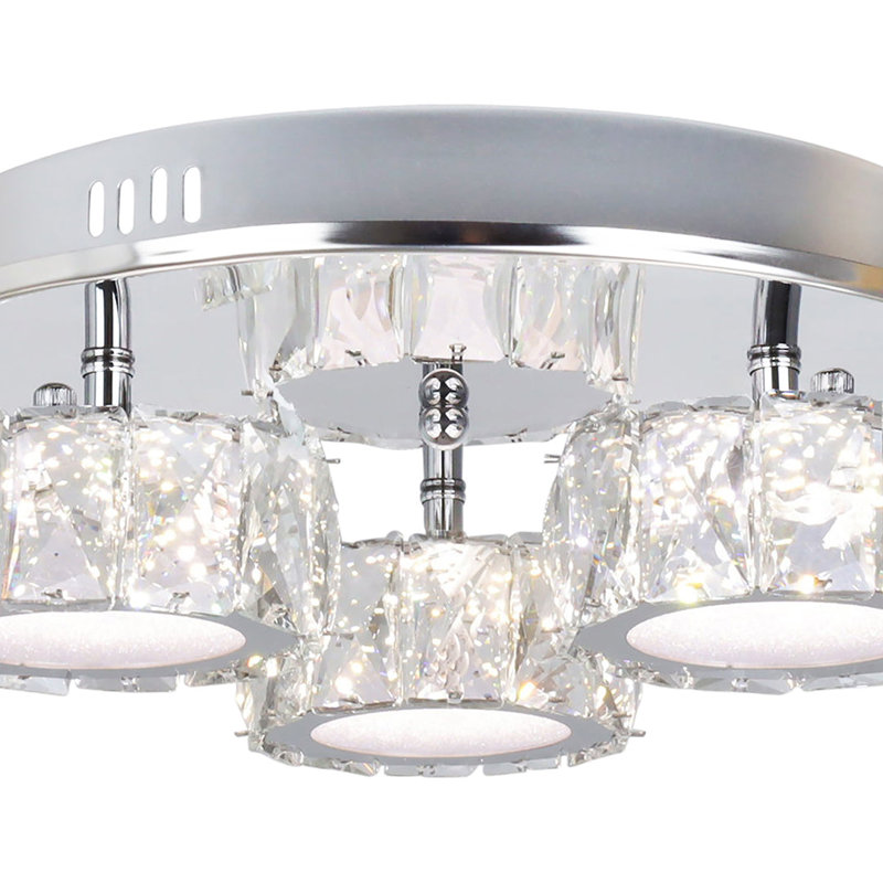 Glass LED Flush Mount