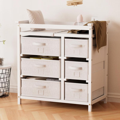 Angelynna Changing Table Dresser with Pad