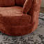Fauteuil demi-tonneau pivotant moderne surdimensionné avec repose-pieds avec rangement-580976678