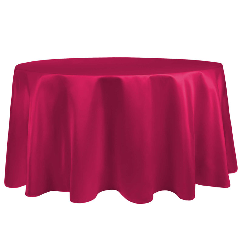 Nappe ronde Red Barrel Studio®, 10, 90 po x 90 po, Cerise