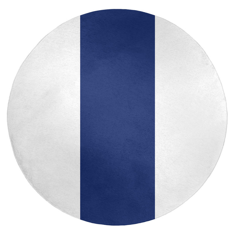 Chenille Indoor Rug, Round 5'