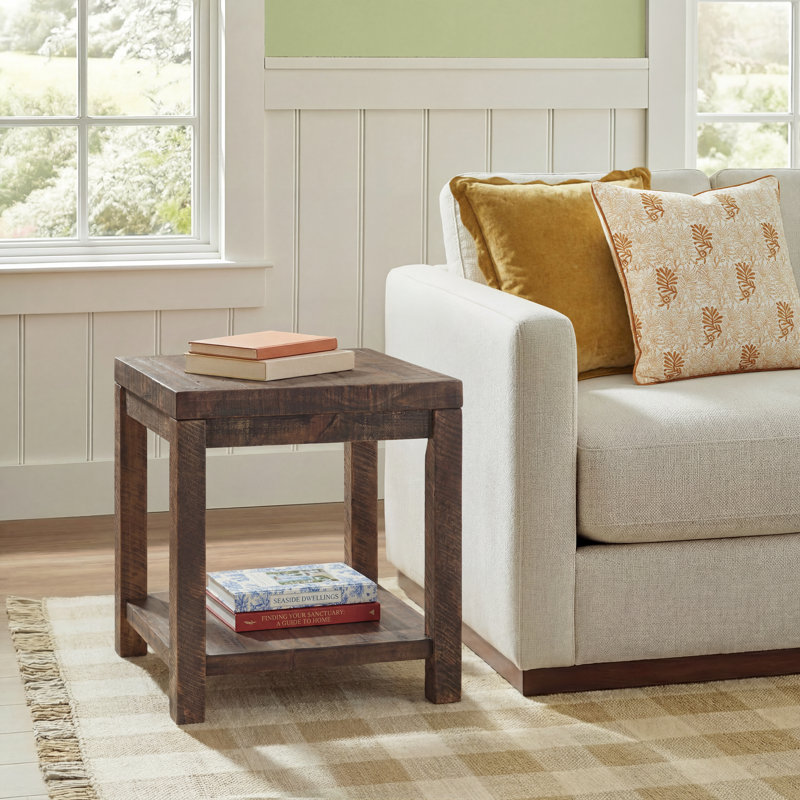 Alexandra Solid Wood End Table