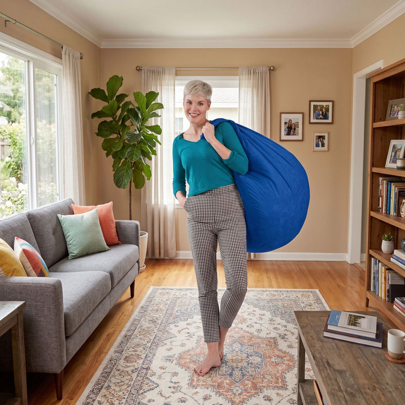 Coquille de siège en microfibre Breeze, Polyester bleu royal