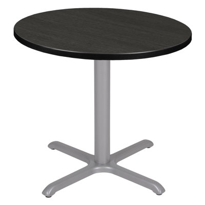Regency Cain Small Round X-Base Breakroom Table Top, Legs