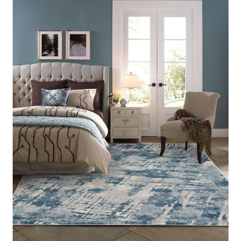 Mullins Abstract Indoor Rug, Rectangle 3'11" x 5'6"