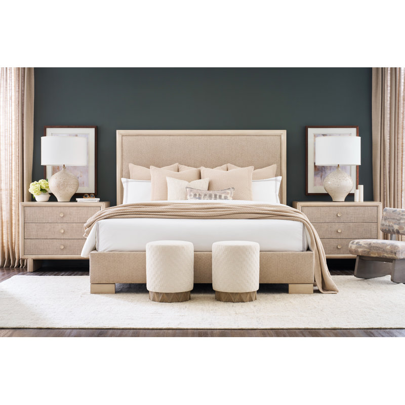 Rattan Ottoman, Kimoni Natural, Casa Blanca