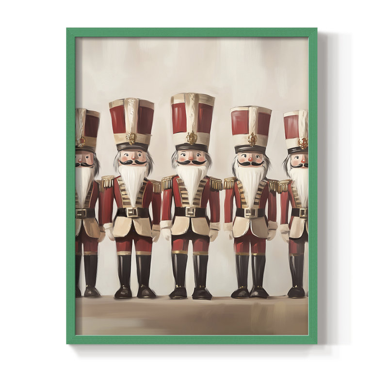 Christmas Holiday Art -Series 2-CCXCII Framed Print - Solid Wood, H 11 po x l 9 po, Vert