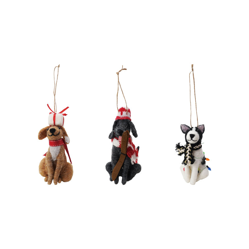 Ornements en laine pour chien