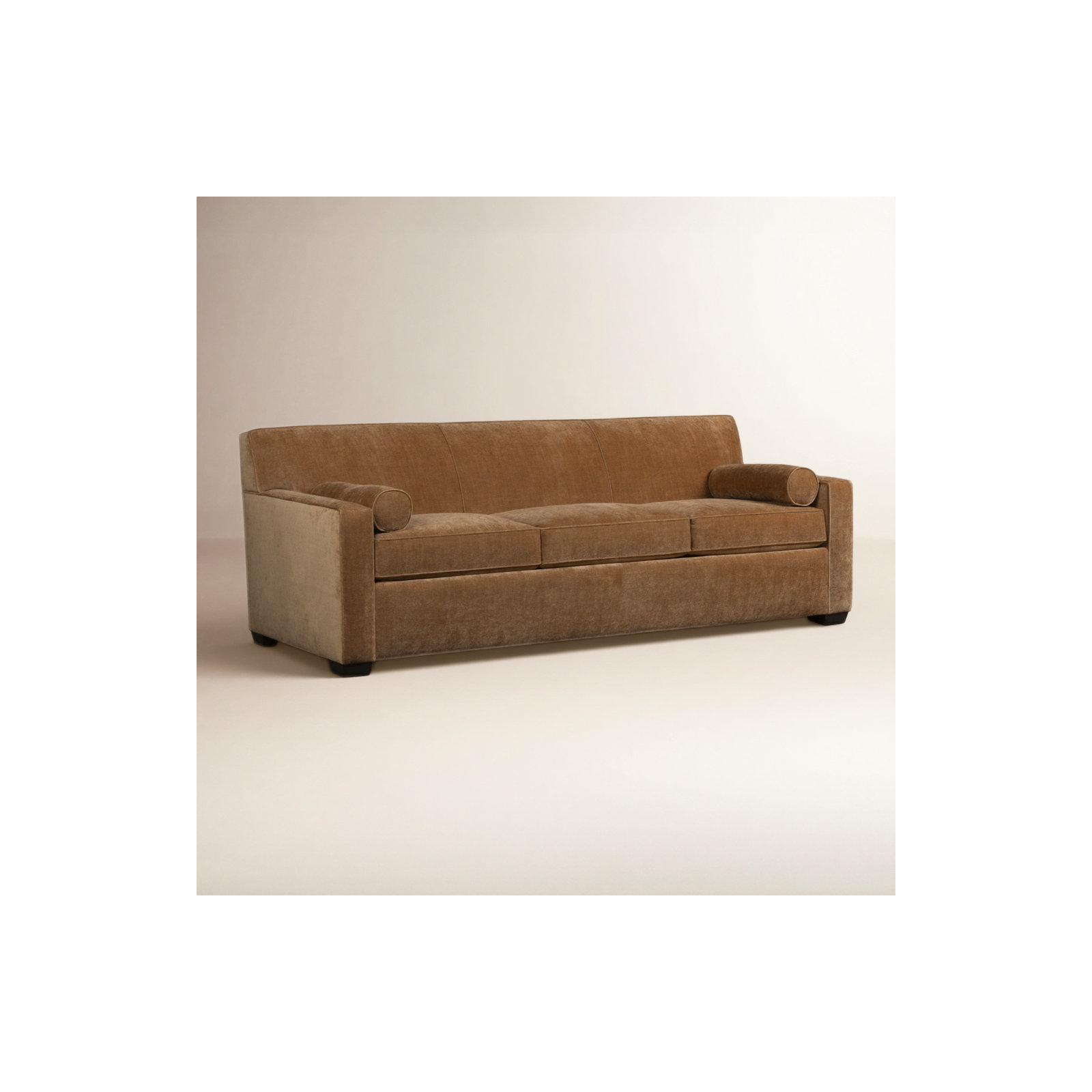 Francesca 92" Upholstered Sofa, Andrew Cognac Performance Chenille