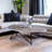 Weathered Gray Oak Coffee Table