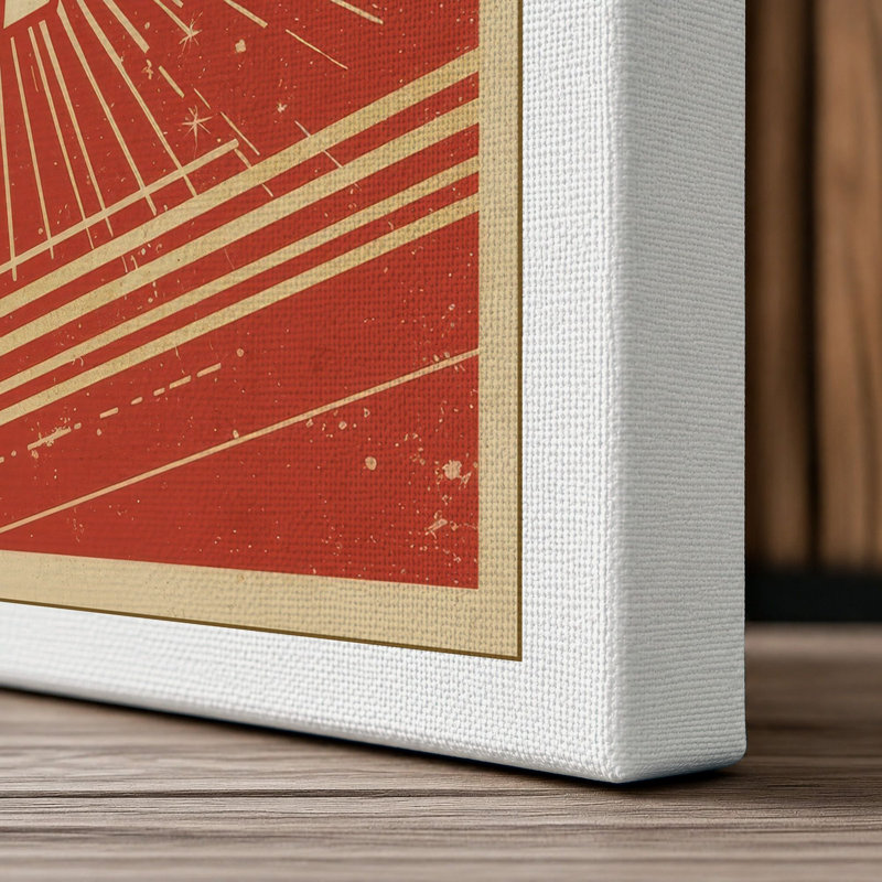 Good Times Art Deco - Wrapped Canvas, 18x12 - 45.7 x 30.5 cm, White Border