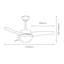 Flemington 132cm Ceiling Fan with Light Kit-32735337