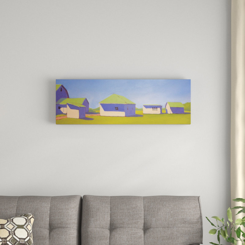 « ensoleillé outlook », reproduction d’art sur toile, H 12 po x l 36 po x P 1,5 po