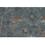 Tapis bleu teint à la main Oushak 9