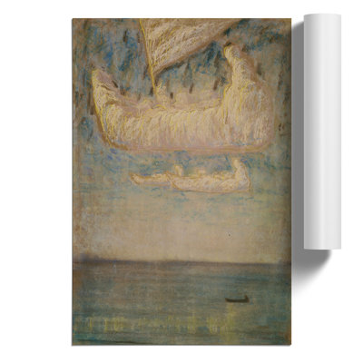 Thoughts by Mikalojus Konstantinas - Unframed Painting