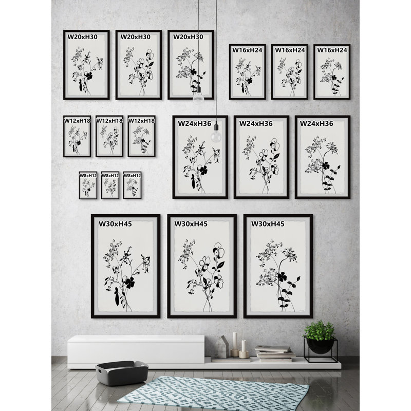 Dreams Blossom - 3 pièces, reproduction de cadre, L 20 po x H 30 po
