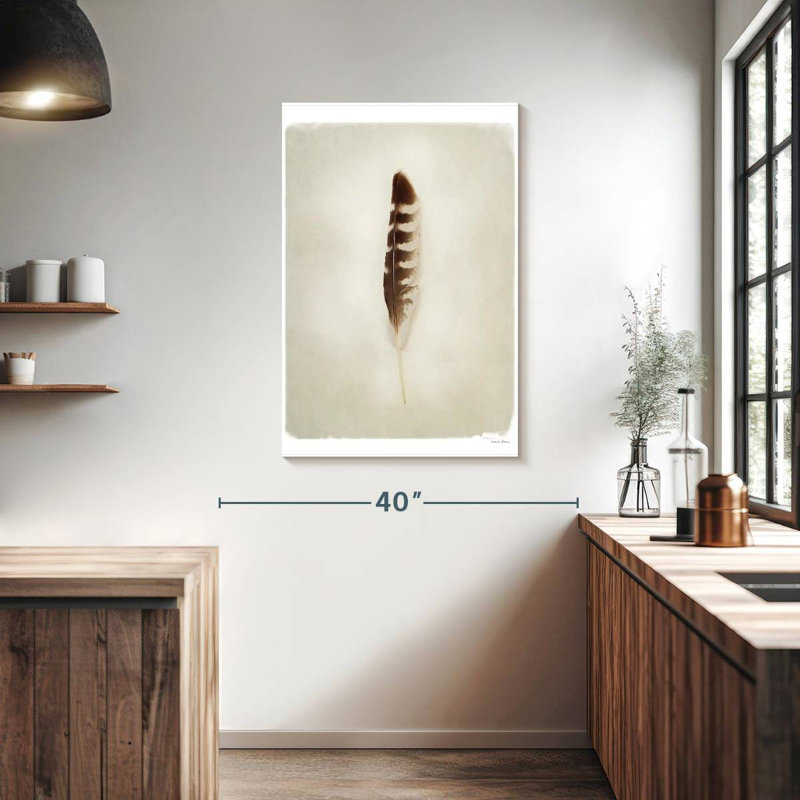 Feather I, 39" H x 26" W