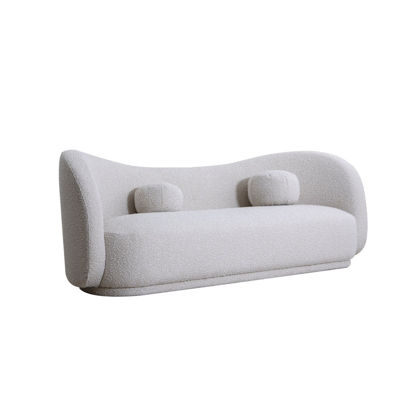 Canapé-lit Herley, Lin de coton beige