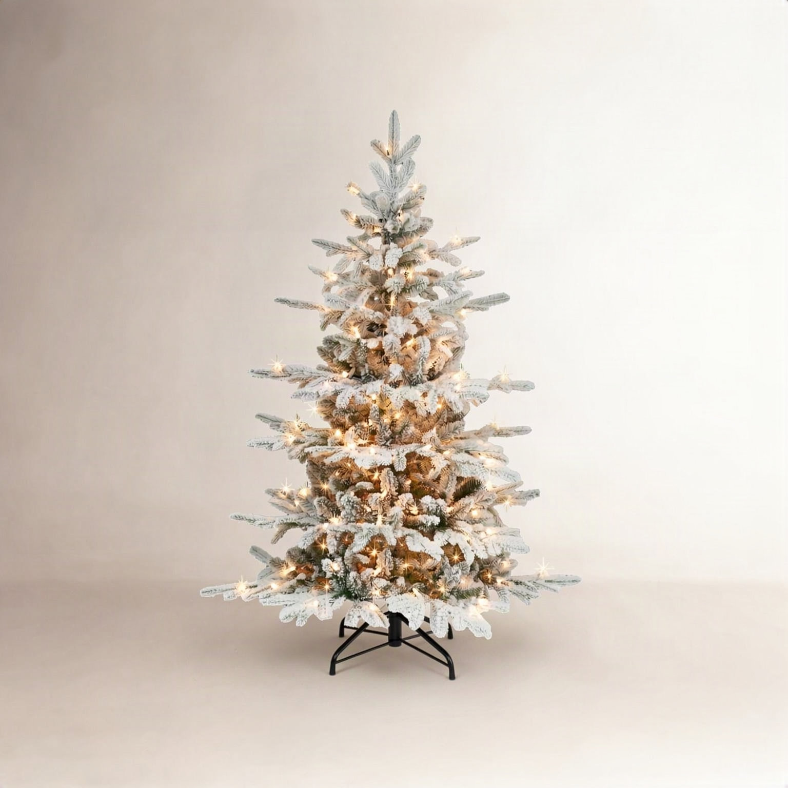 54' Lighted Artificial Fir Christmas Tree