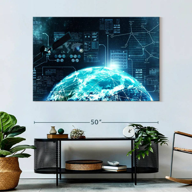 Keiri Internet In Space, 34" H x 51" W