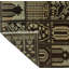 Tapis brun noué à la main de conception unique 4 pi 2 po x 5 pi 1 po Jancar