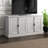 Malyha Louvered 4 Door Tv Stand