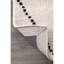 Tapis ivoire / noir en laine touffeté à la main Arruda-109186702