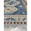 Tapis bleu contemporain en laine noué à la main Craigatempin-919864718