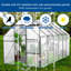 Serre en polycarbonate surélevée 6X12 pi-114766636