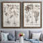 " Sepia Besler Botanicals V " 2 - Pieces Painting Print