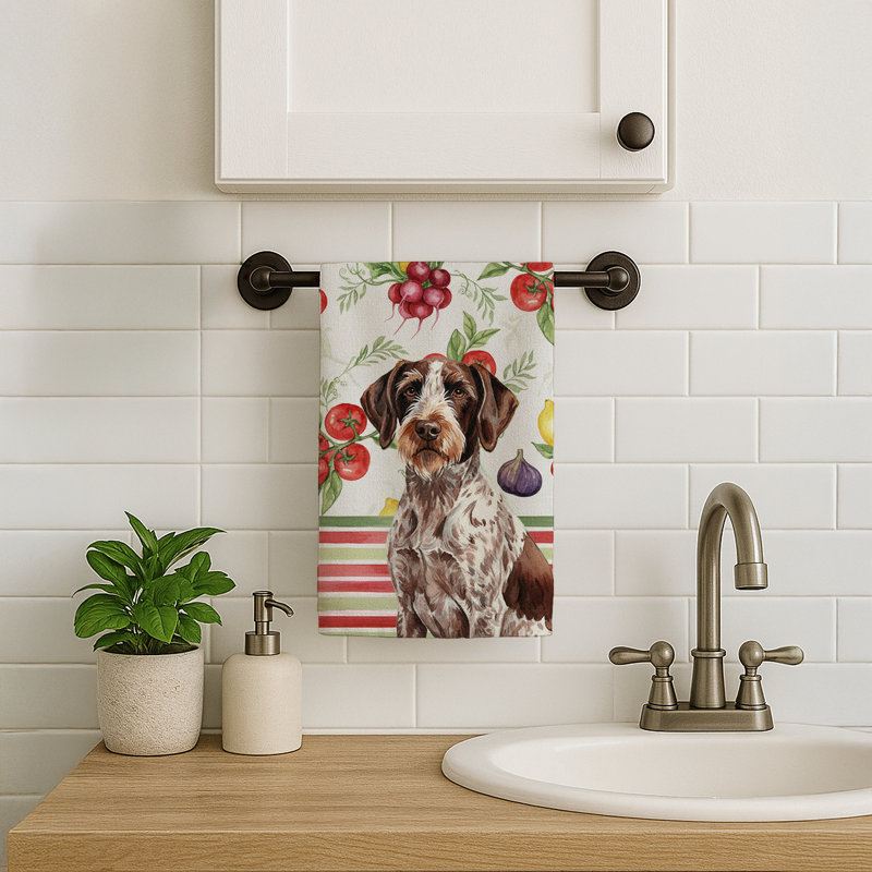Serviette de cuisine Roan, Roan German Wirehaired Pointer