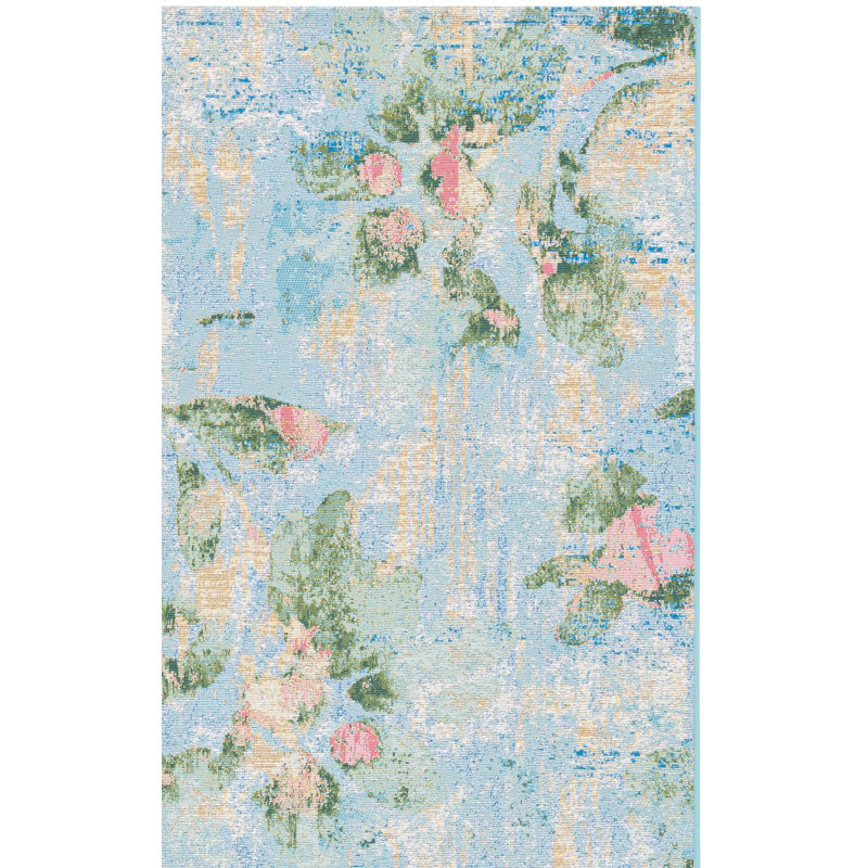 Barbados 500 Performance Floral Indoor/Outdoor Area Rug, Rectangle 4' x 6'