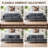 Upholstered Loveseat Sofa-1787067769