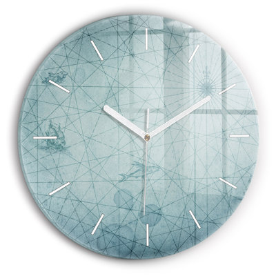 Glass Wall Clock