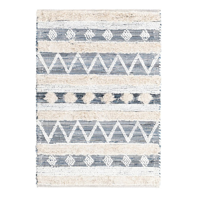 Ameleah Cotton Geometric Indoor Rug