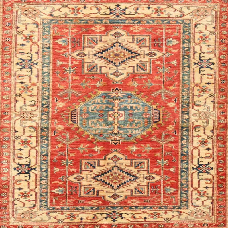Slavica Oriental Indoor Rug, Round 7'