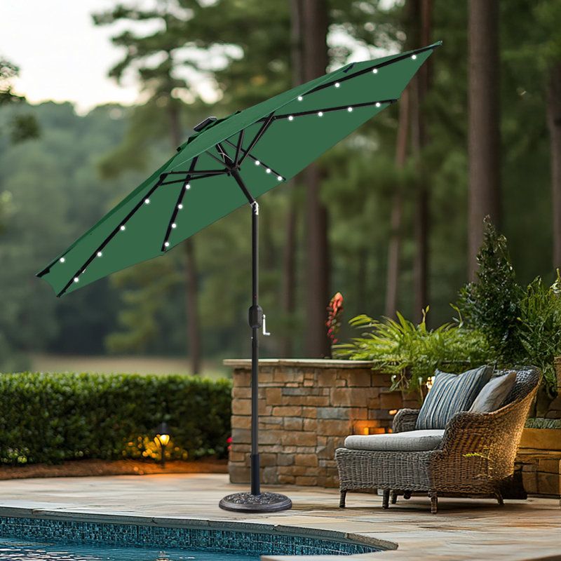 270cm Market Parasol, Green